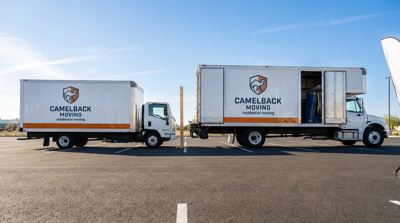 Moving truck size capacity guide in Centre Hall